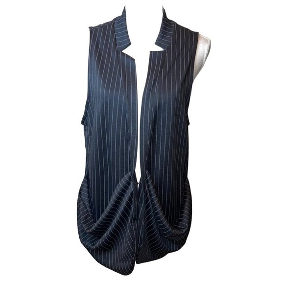 Matti Mamane Womens Iris Jacket Vest Blue Size Medium Avant Garde Israel New - Picture 12 of 15